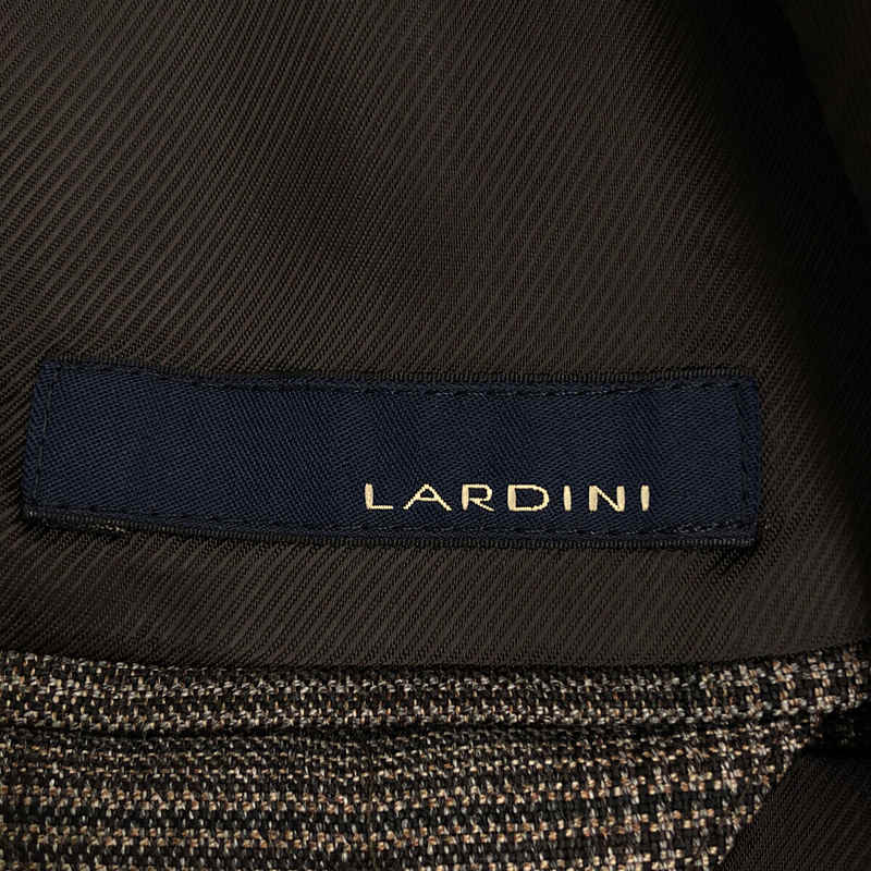 LARDINI / ラルディーニ ウール グレンチェック 3B テーラードジャケット