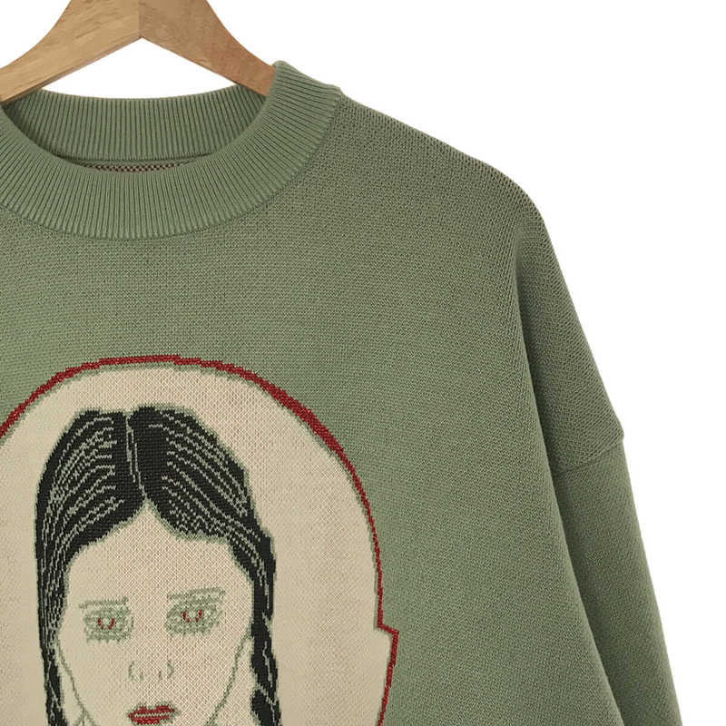 Henry Darger Pullover Knit ヘンリーダーガーコラボ ジャガード Henry Darger Pullover Knit ヘンリーダーガーコラボ ジャガード