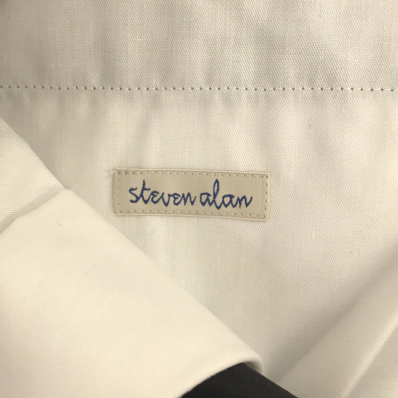 steven alan / スティーブンアラン ウール チェック サイドアジャスター 2タック スラックス