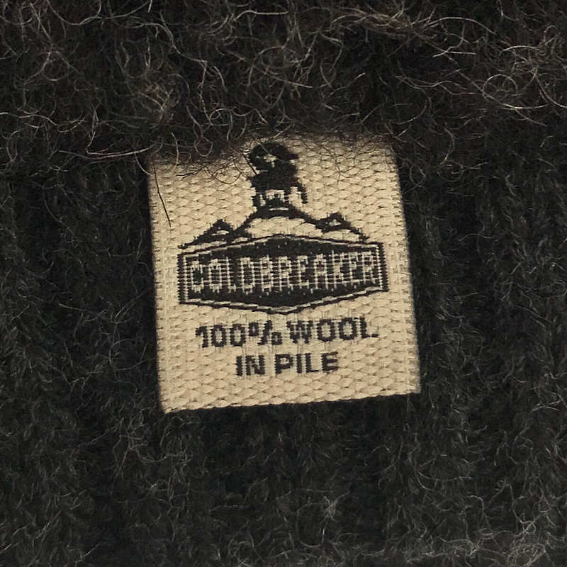 COLD BREAKER / コールドブレーカー ウール ボア ノーカラー ジャケット ブルゾン