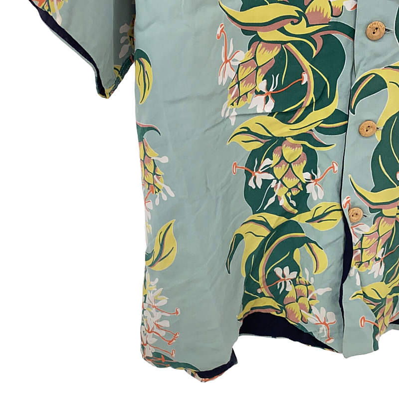 JUNYAWATANABE COMMEdesGARCONS MAN / ジュンヤワタナベマン リバーシブル レーヨン オープンカラー アロハシャツ