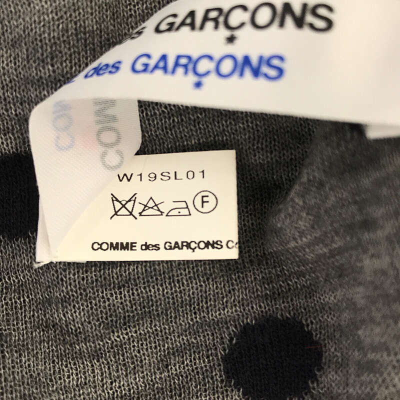 COMME des GARCONS COMME des GARCONS / コムコム ドット 大判 ストール マフラー