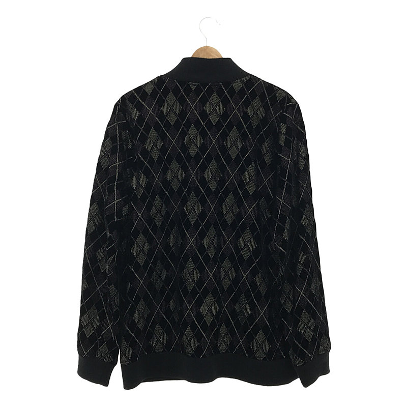 Needles / ニードルス B.B. JACKET - ARGYLE EMB. VELVET ベルベット アーガイル エンブレム ジャケット