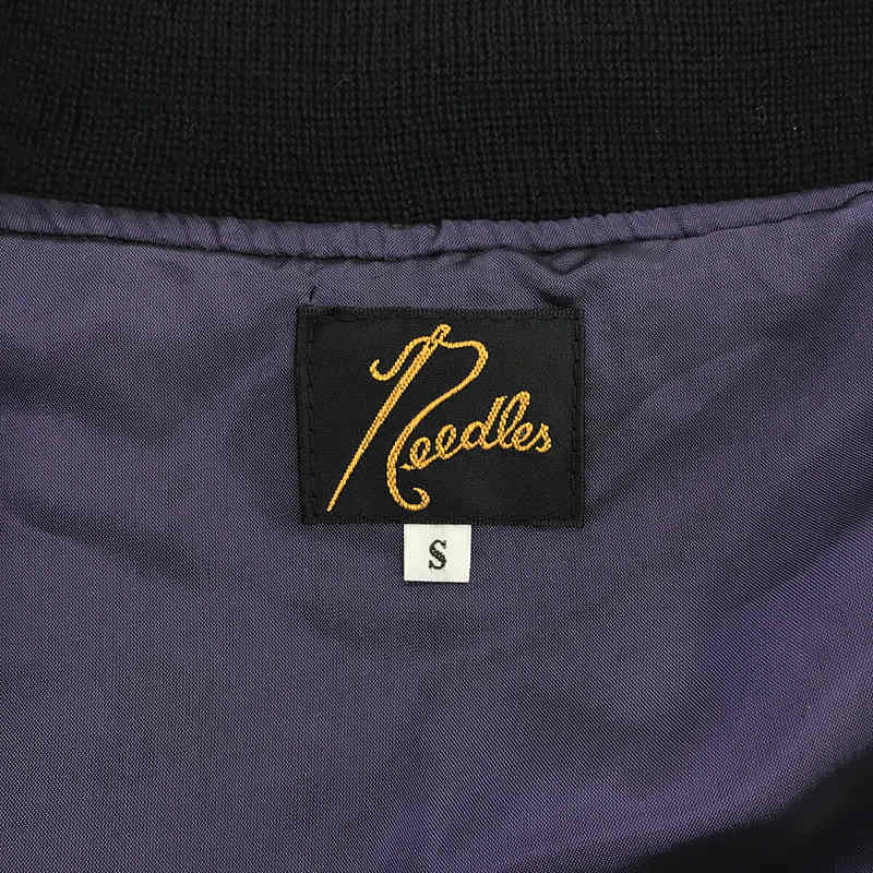 Needles / ニードルス B.B. JACKET - ARGYLE EMB. VELVET ベルベット アーガイル エンブレム ジャケット