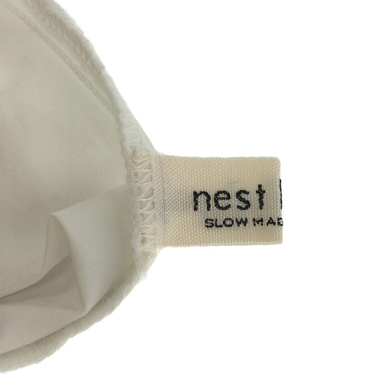 nest robe / ネストローブ フリルカラー ギャザーブラウス