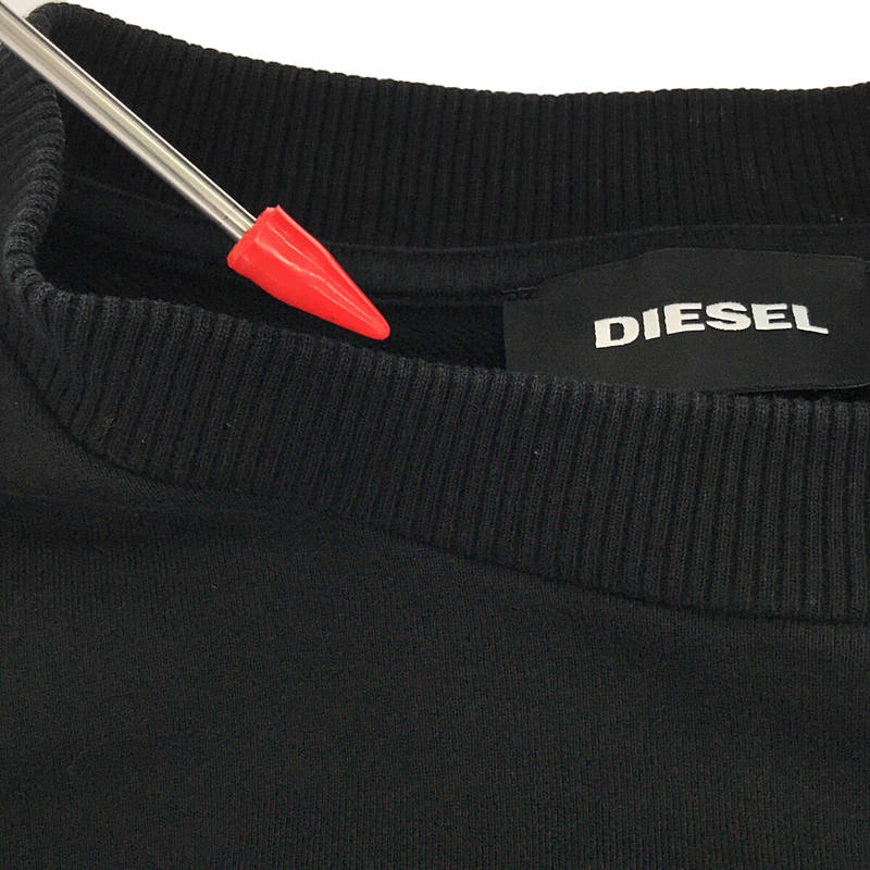 DIESEL / ディーゼル ロゴプリント 有刺鉄線 刺しゅう クルーネック スウェット