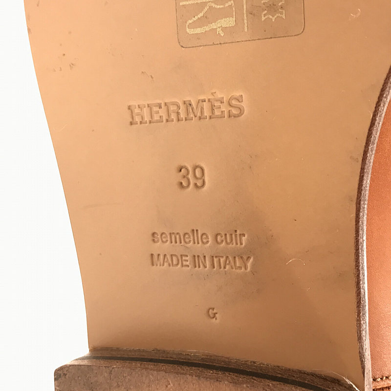 HERMES / エルメス ケリー金具 レザー ロングブーツ