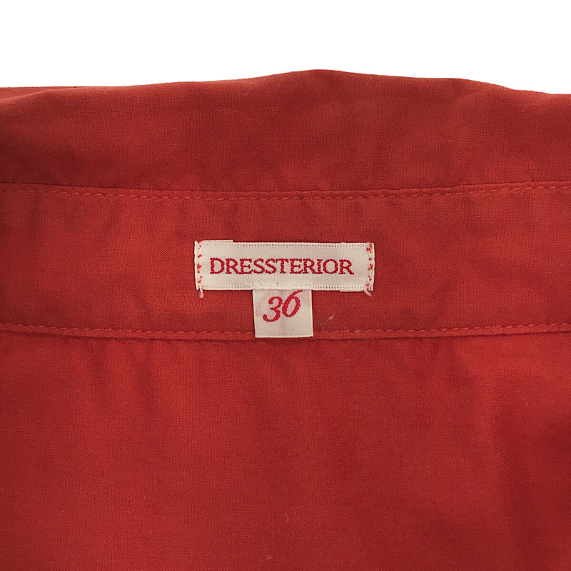 DRESSTERIOR / ドレステリア 製品染ワークシャツ