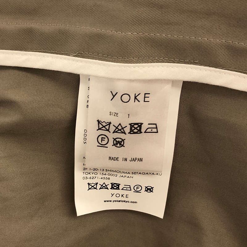 YOKE / ヨーク NYLON COVERED TRENCH COAT ナイロン カバード トレンチコート