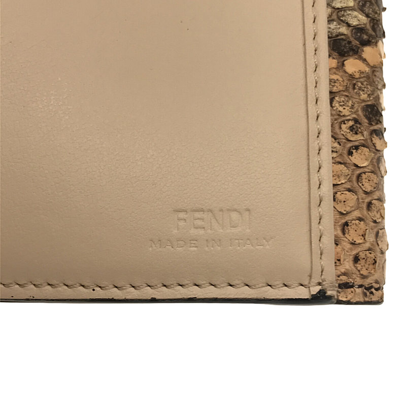 FENDI / フェンディ ピーカブー パイソン レザー ウォレット 財布