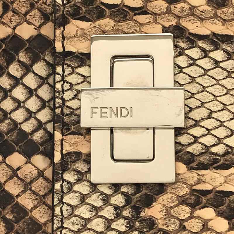 FENDI / フェンディ ピーカブー パイソン レザー ウォレット 財布