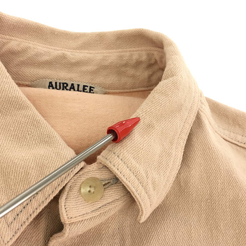 AURALEE / オーラリー BOTANICAL DYED SELVEDGE DENIM SHIRTS  シャツ