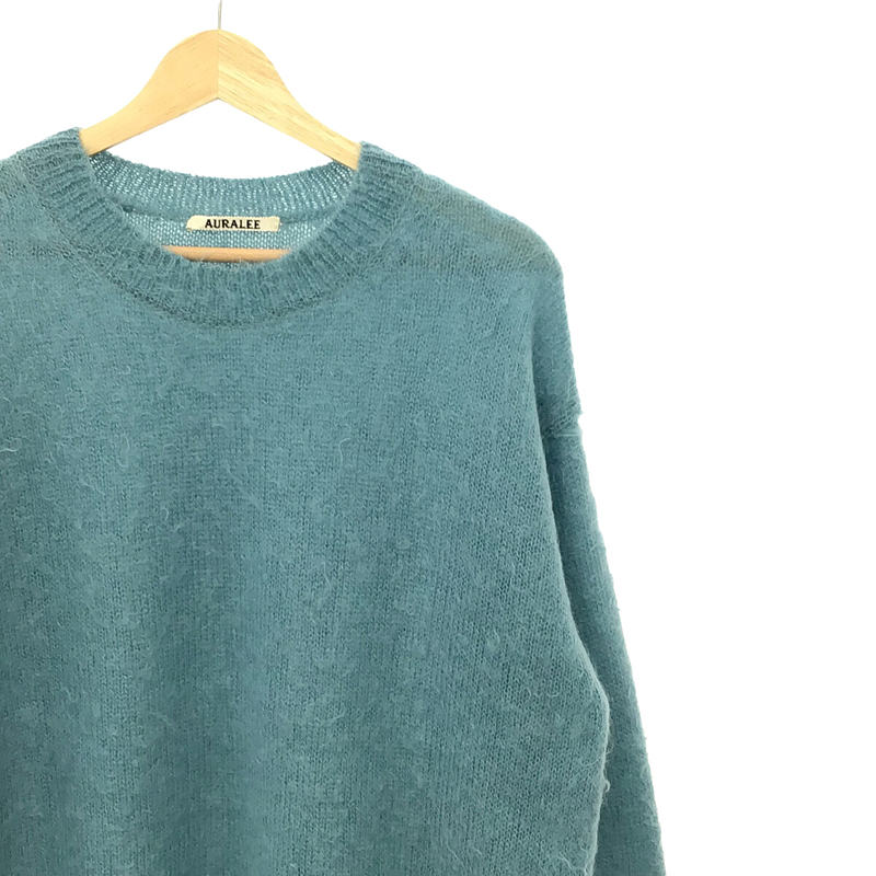 AURALEE / オーラリー BRUSHED SUPER KID MOHAIR KNIT P/O / スパーキッドモヘヤ ニット