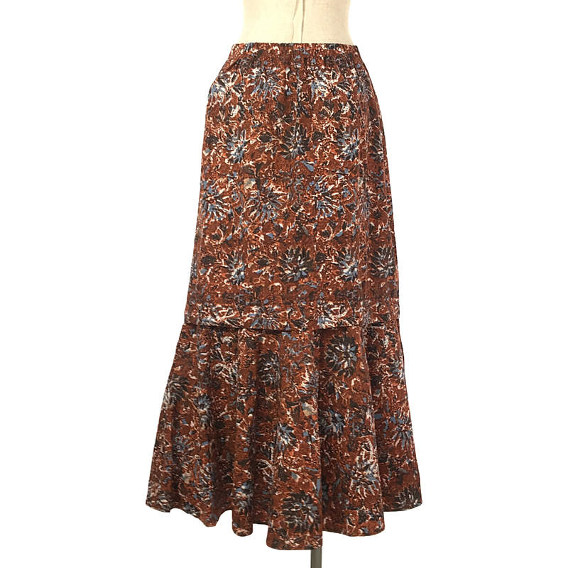 ne Quittez pas / ヌキテパ × nano universe ナノユニバース別注 POPLIN ETHNIC SKIRT ポプリン エスニックスカート