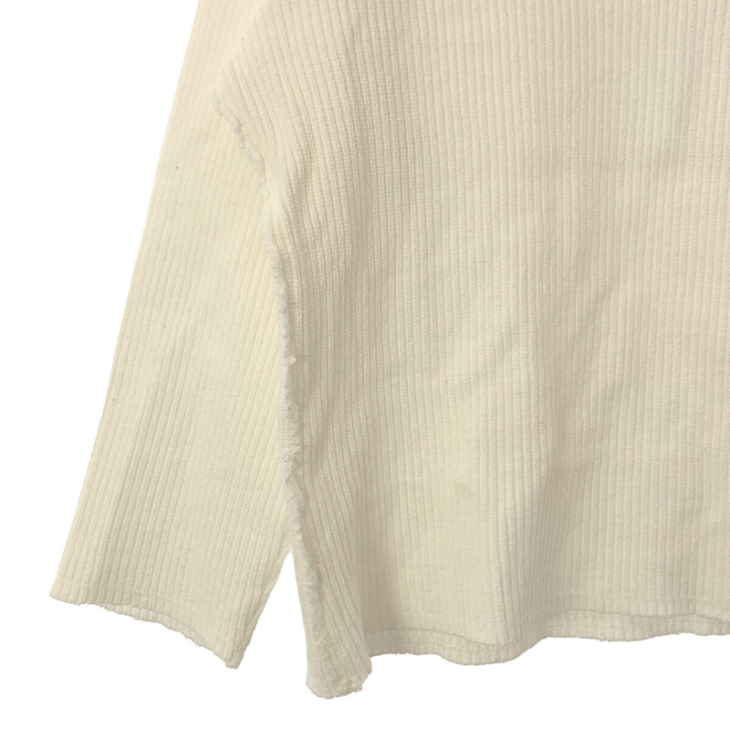 Needles / ニードルス Boat neck L/S Tee -Rib Jersey リブジャージー ボートネック ロングスリーブ Tシャツ