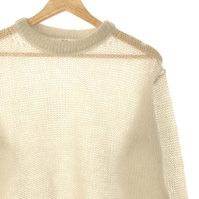 ENCHAINEMENT / アンシェヌマン Sheer Mohair Pullover ニット