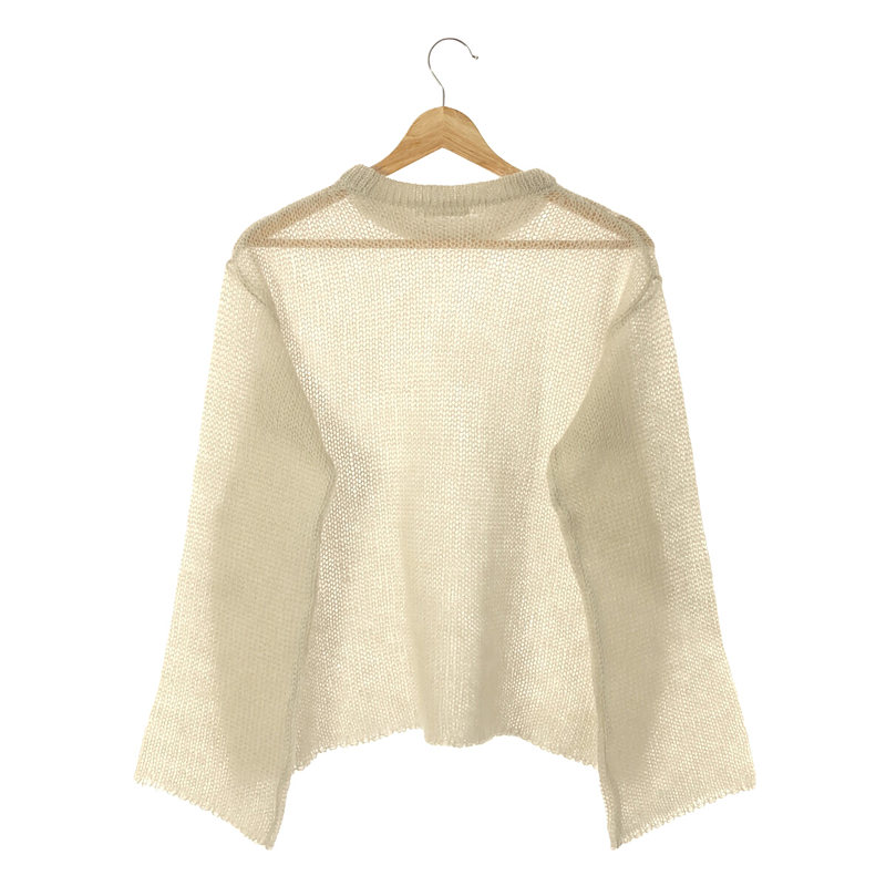 ENCHAINEMENT / アンシェヌマン Sheer Mohair Pullover ニット