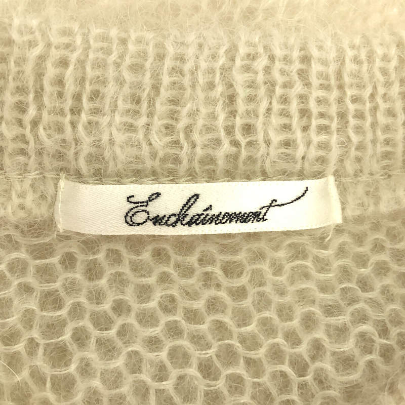 ENCHAINEMENT / アンシェヌマン Sheer Mohair Pullover ニット