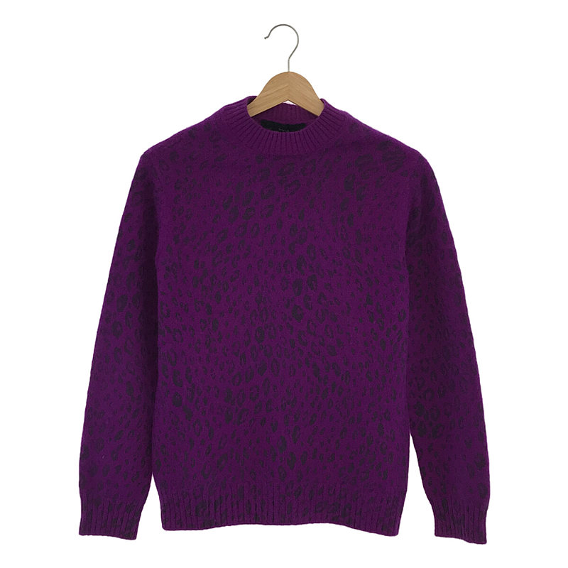 tricot COMME des GARCONS - tricot COMME des GARCONS / トリココムデギャルソン | レオパード ニットプルオーバー | パープル / ブラック | レディース レオパード ニットプルオーバー | ブランド古着の買取・委託販売