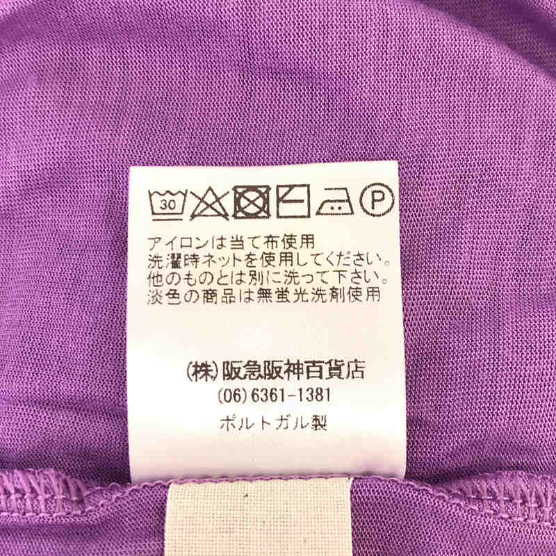 BASErange / ベースレンジ レーヨン クルーネック カットソー Tシャツ