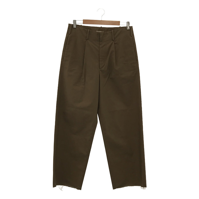 HIGH COUNT CLOTH WIDE PANTS / ハイカウントクロス タック ワイドパンツ