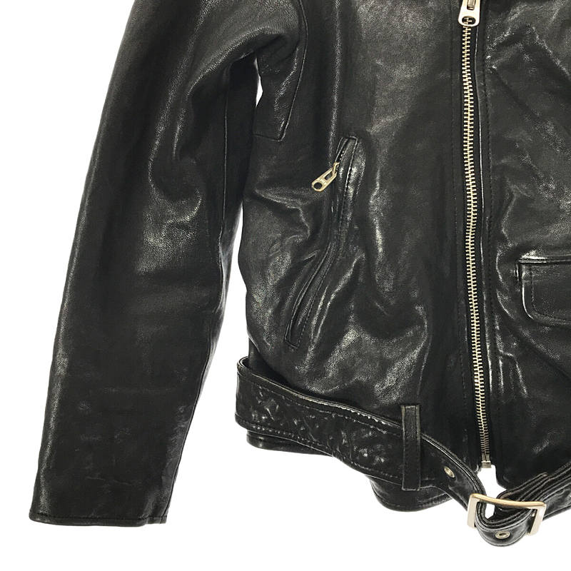 beautiful people / ビューティフルピープル shrink leather riders jacket ライダースジャケット