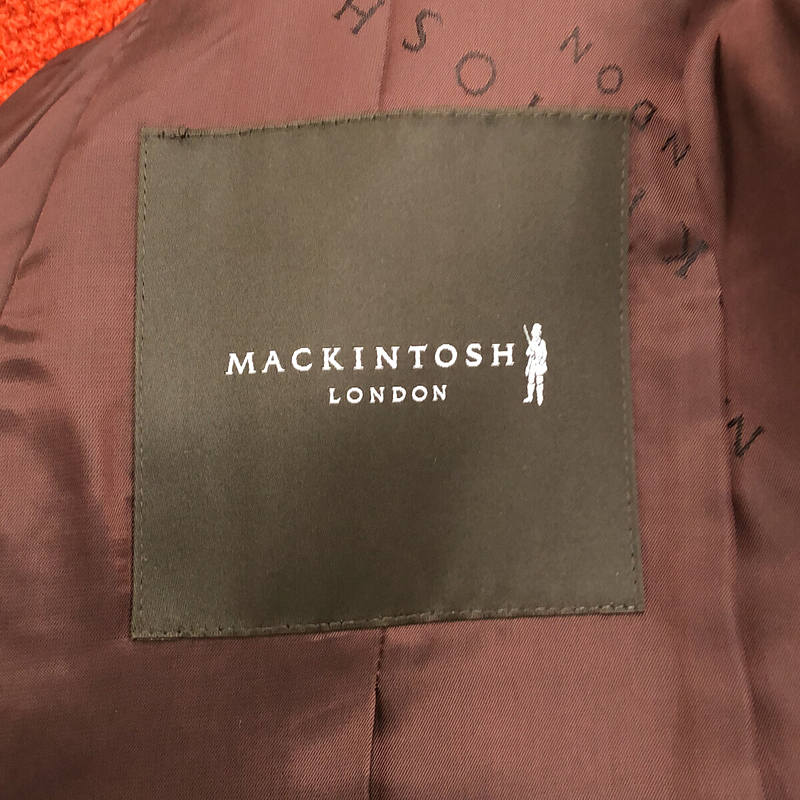 MACKINTOSH LONDON / マッキントッシュロンドン Lanificio faliero Sarti / ウールツイード シングルコート / 総裏地