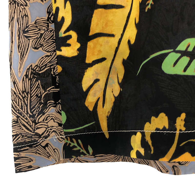 3.1 Phillip Lim / スリーワンフィリップリム 総柄 フラワー ビッグポケット リブネック ブラウス