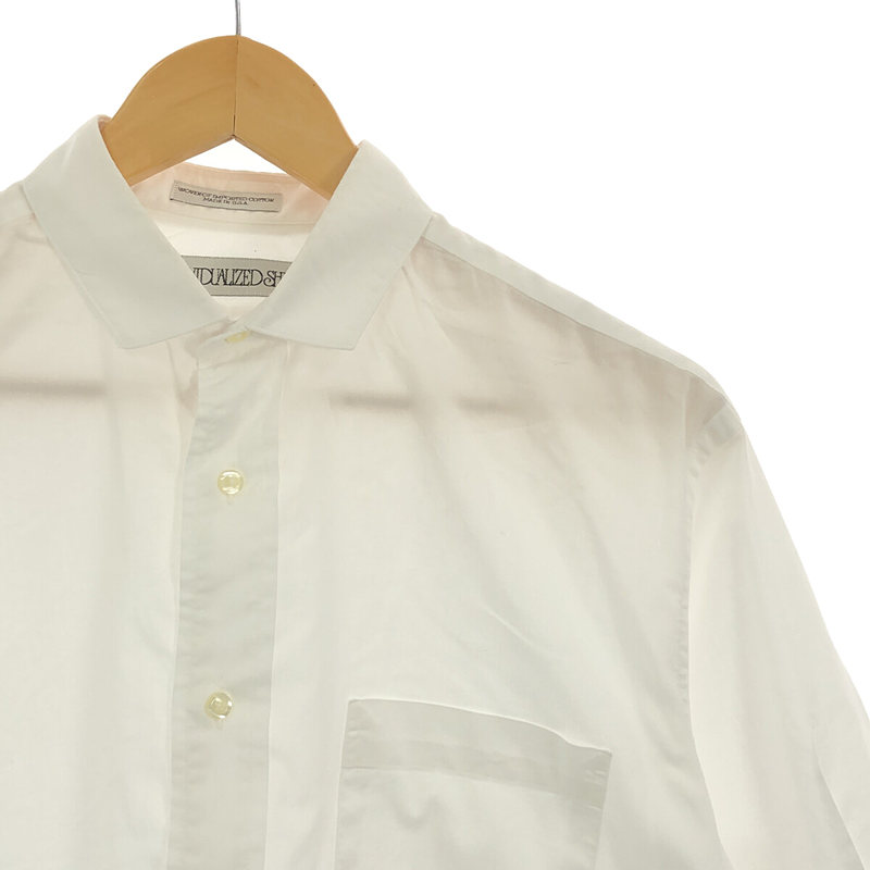 INDIVIDUALIZED SHIRTS / インディビジュアライズドシャツ コットン 7分袖 ロングシャツ