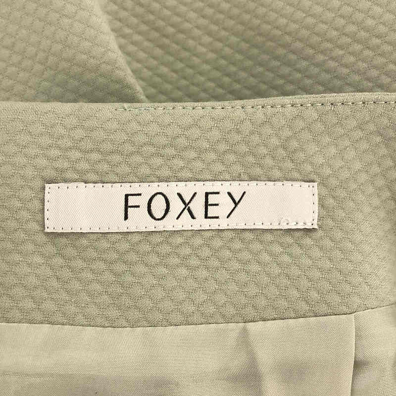 FOXEY / フォクシー Deauville ドーヴィル コットンピケ サイドボタン タックスカート