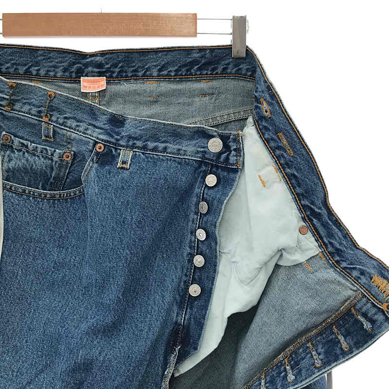 MAISON EUREKA / メゾンエウレカ Levi's / リーバイス ヴィンテージ リメイク 再構築 カットオフ ラップ ワイド デニムパンツ