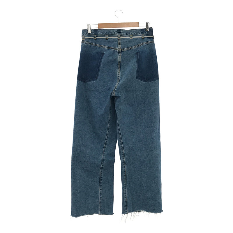 MAISON EUREKA / メゾンエウレカ Levi's / リーバイス ヴィンテージ リメイク 再構築 カットオフ ラップ ワイド デニムパンツ