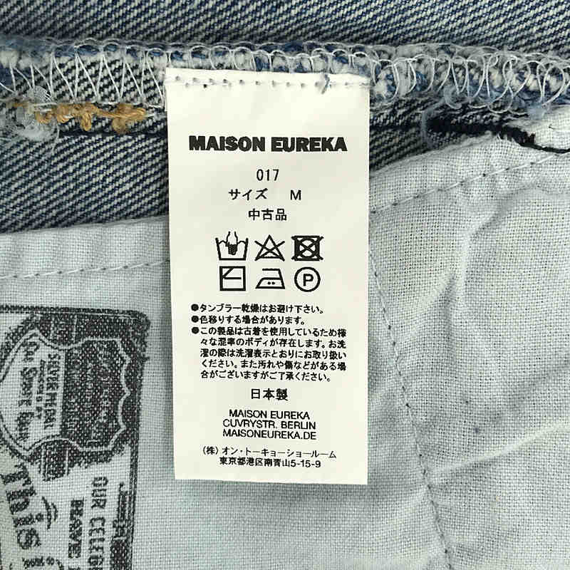 MAISON EUREKA / メゾンエウレカ Levi's / リーバイス ヴィンテージ リメイク 再構築 カットオフ ラップ ワイド デニムパンツ