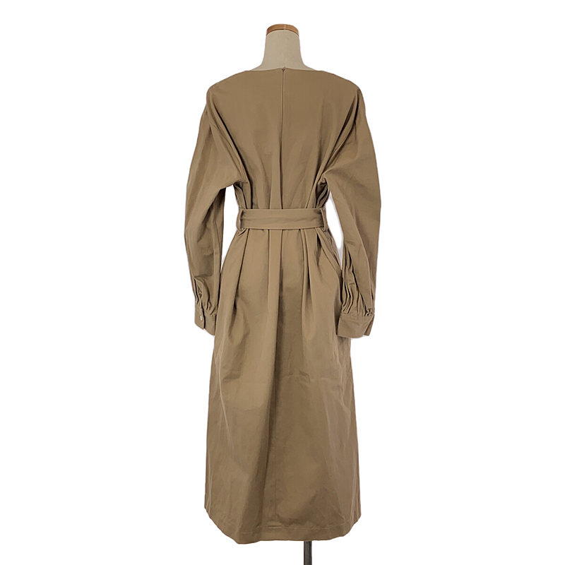 foufou / フーフー trench one-pieceトレンチ ワンピース