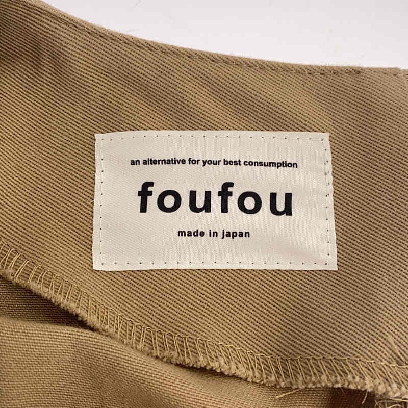 foufou / フーフー trench one-pieceトレンチ ワンピース