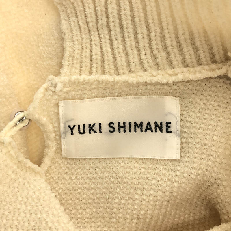 YUKI SHIMANE / ユキシマネ Bishop Sleeve knit tops ビショップ スリーブ ニット