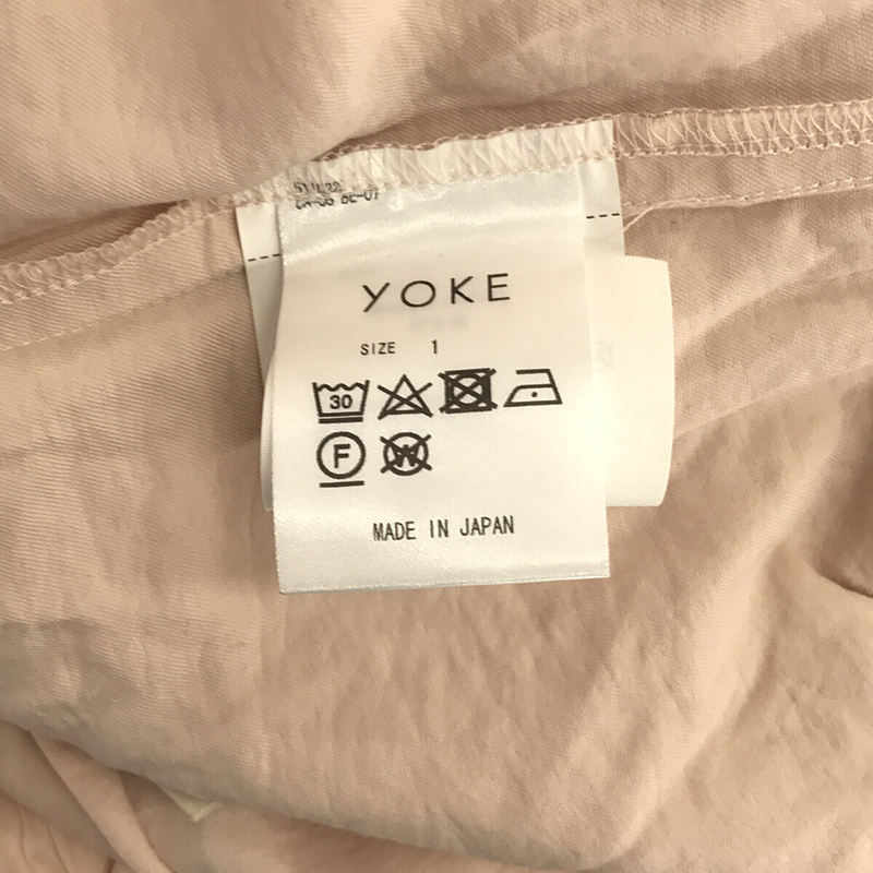 YOKE / ヨーク レーヨン ナイロン ワイドイージーパンツ