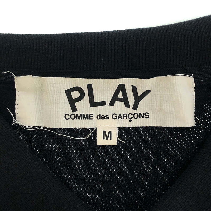 PLAY COMME des GARCONS / プレイコムデギャルソン ハートワッペン 鹿の子 ポロシャツ