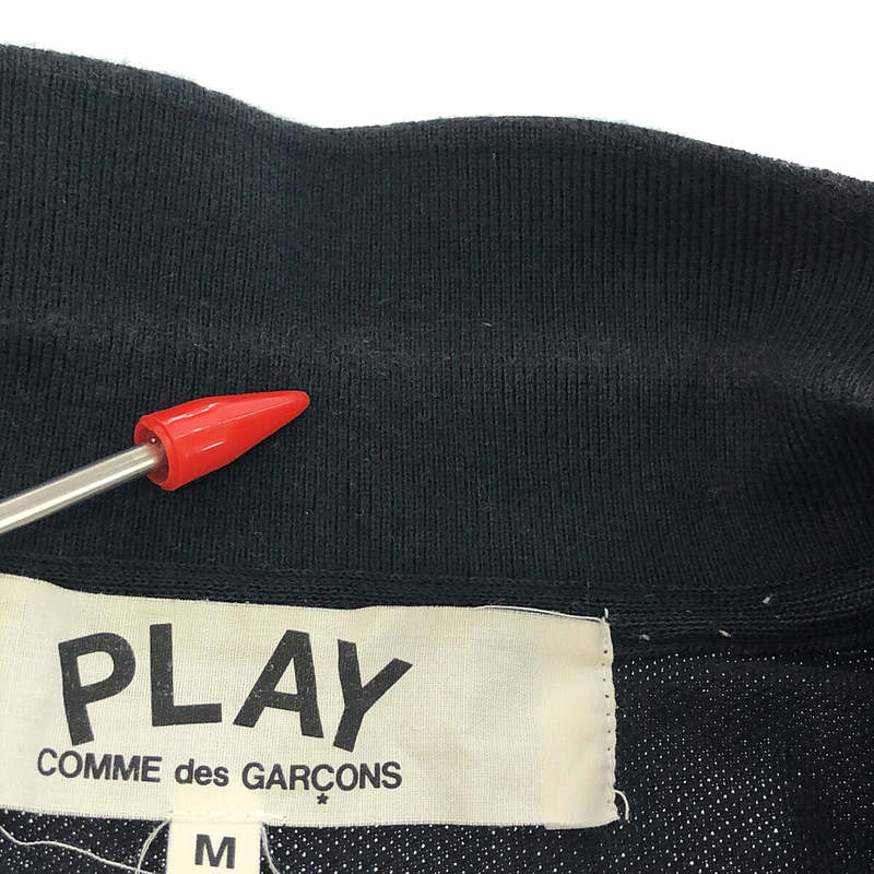 PLAY COMME des GARCONS / プレイコムデギャルソン ハートワッペン 鹿の子 ポロシャツ