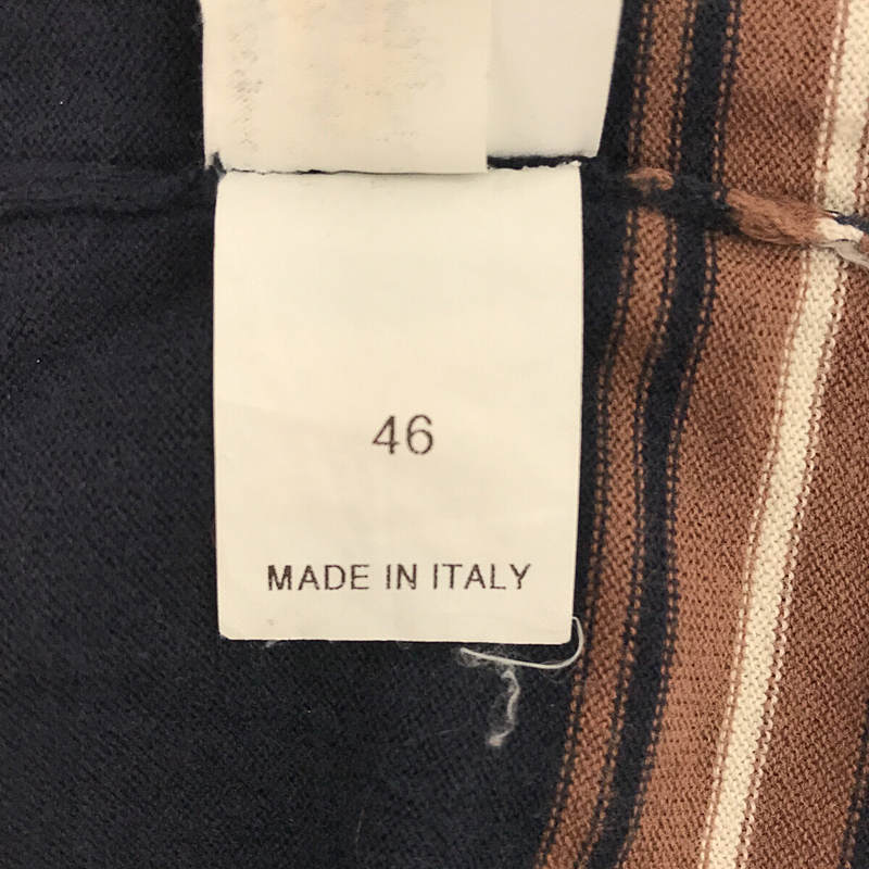 BRUNELLO CUCINELLI / ブルネロクチネリ コットン ボーダー ポロシャツ