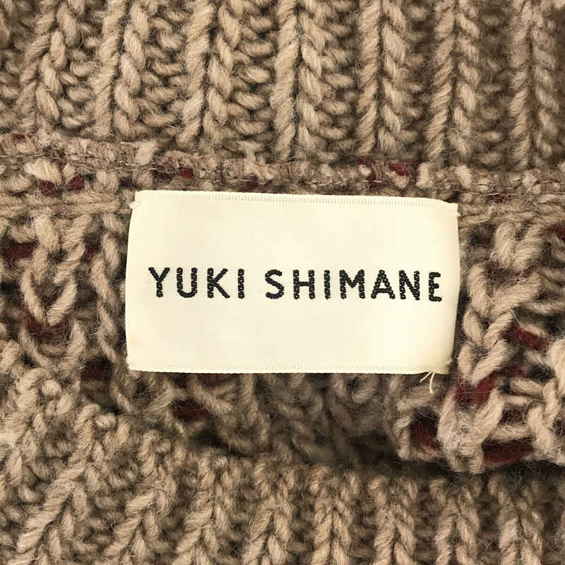 YUKI SHIMANE / ユキシマネ オーバー ウールニット プルオーバー