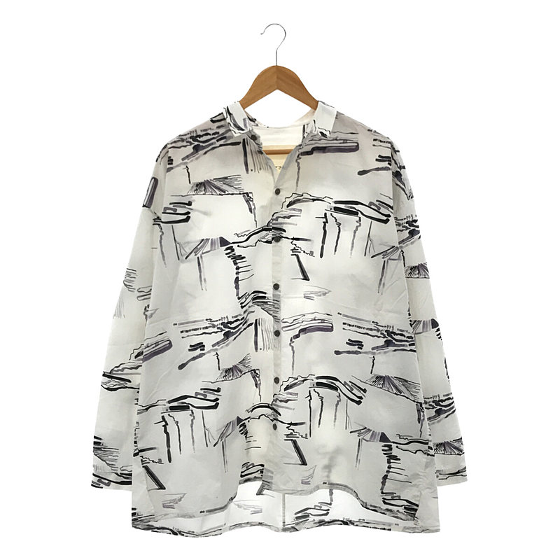 THE DRAUGHTSMAN SHIRT -PRINTED POPLIN- ドラフトマンシャツ | ブランド古着の買取・委託販売 KLD USED  CLOTHING