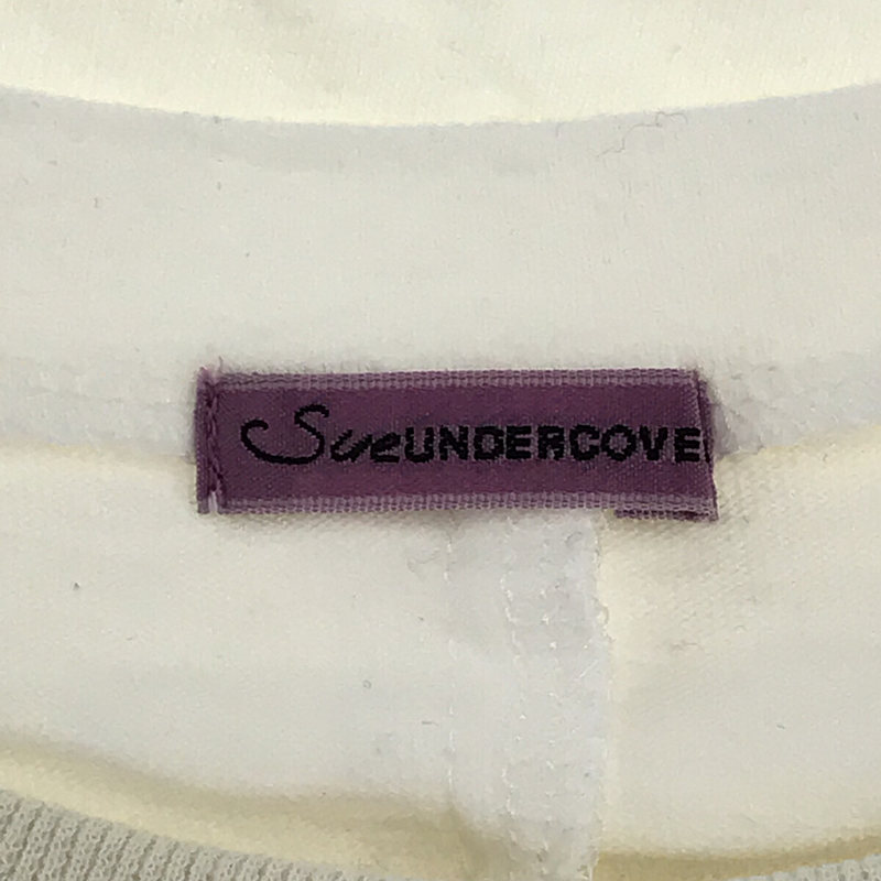 Sue UNDERCOVER / スーアンダーカバー スラッシュレイヤード半袖スウェットNIGHTMARE