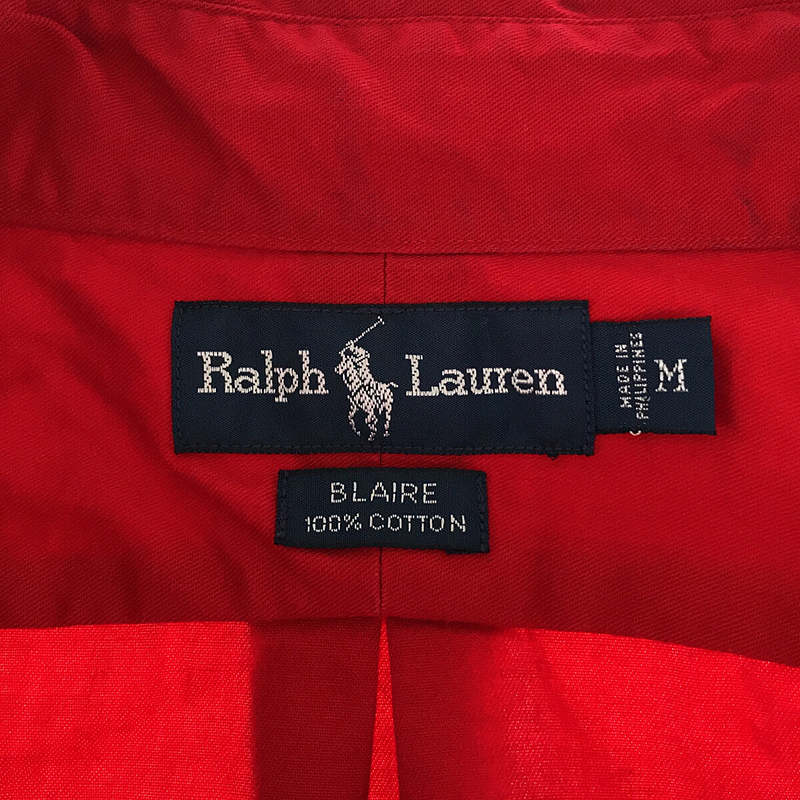 RALPH LAUREN / ラルフローレン BDシャツ ポニー ワンポイント刺繡ロゴ ビッグシルエット ボタンダウンシャツ