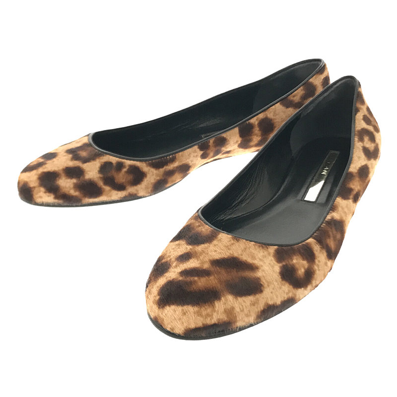 Deuxieme Classe 別注 / BALDAN LEOPARD BALLET ハラコ バレエシューズ | ブランド古着の買取・委託販売 KLD  USED CLOTHING