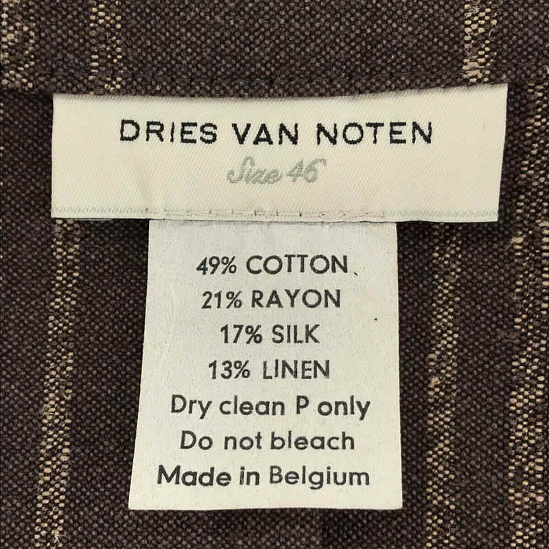 最新デザインの ライカ期 dries van noten ブラック セットアップ