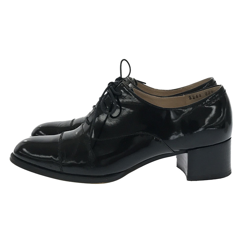 MARGARET HOWELL idea / マーガレット ハウエル アイデア エナメル レースアップ パンプス