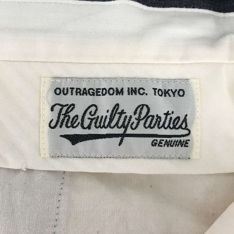 the guilty parties ギルティパーティーズ 刺繍 ウール パンツ