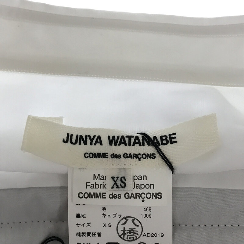 JUNYA WATANABE / ジュンヤワタナベ ジャケット ドッキングシャツ ブラウス