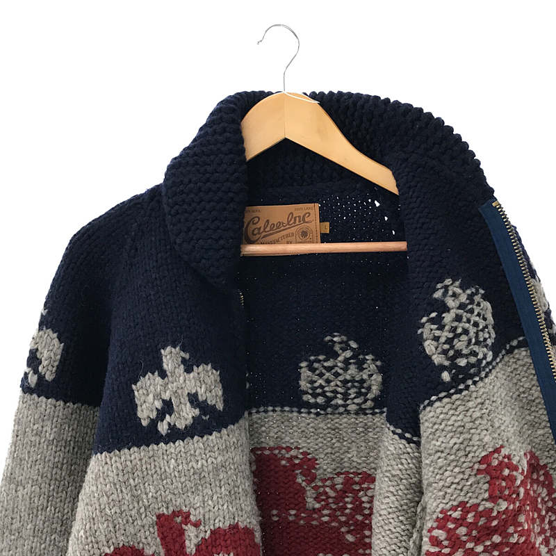 CALEE / キャリー × CANADIAN KNIT SWEATER  COWICHAN KNIT SWEATER カウチンタイプ ニットセーター カナディアンセーター